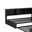 Lit de jour double en métal avec couchette et ports USB-2043932993