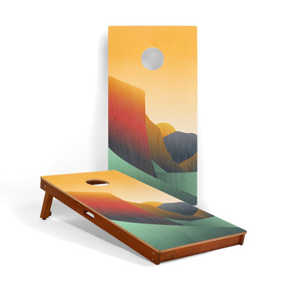 Planches de cornhole en acajou Yosemite National Park
