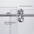 Massa 56" - 60"W x 76" H Single Sliding Frameless Shower Door