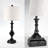 27.5'' Touch Dimmable, Candlestick Table Lamps Set (2 LED Bulbs Included)