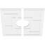 Médaillon de plafond contemporain en pvc de qualité architecturale Knox-137880363