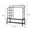 Stainless Steel Freestanding 2 - Hook Coat Rack