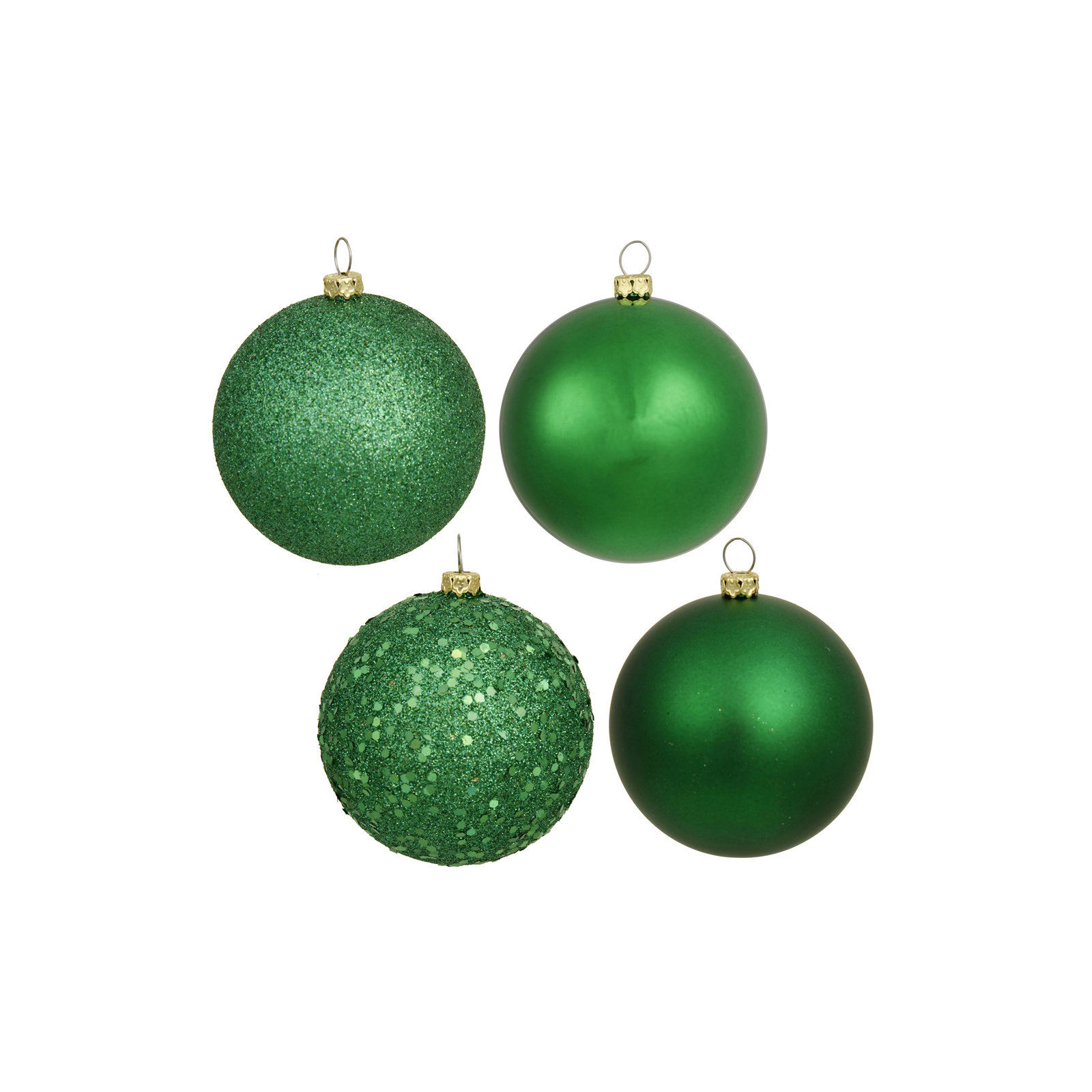 Holiday Décor Ball Ornament, Green, 2.75"