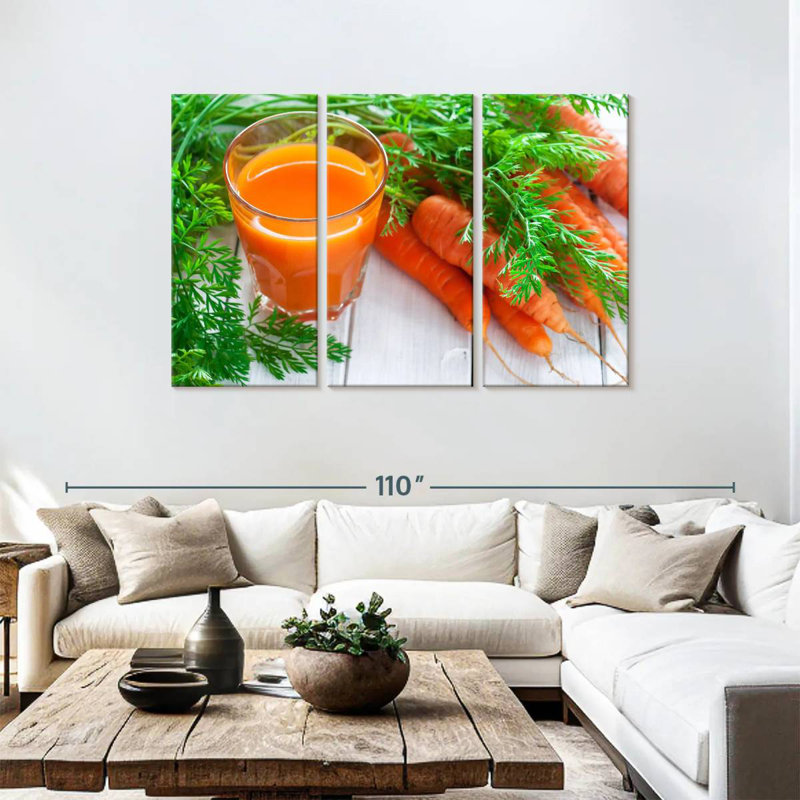 Yarlin Carrot Juice, 48" H x 74" W