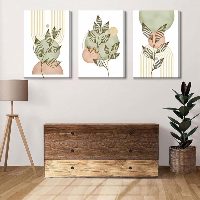 3 Piece Wrapped Canvas Print, 60 cm H x 120 cm W