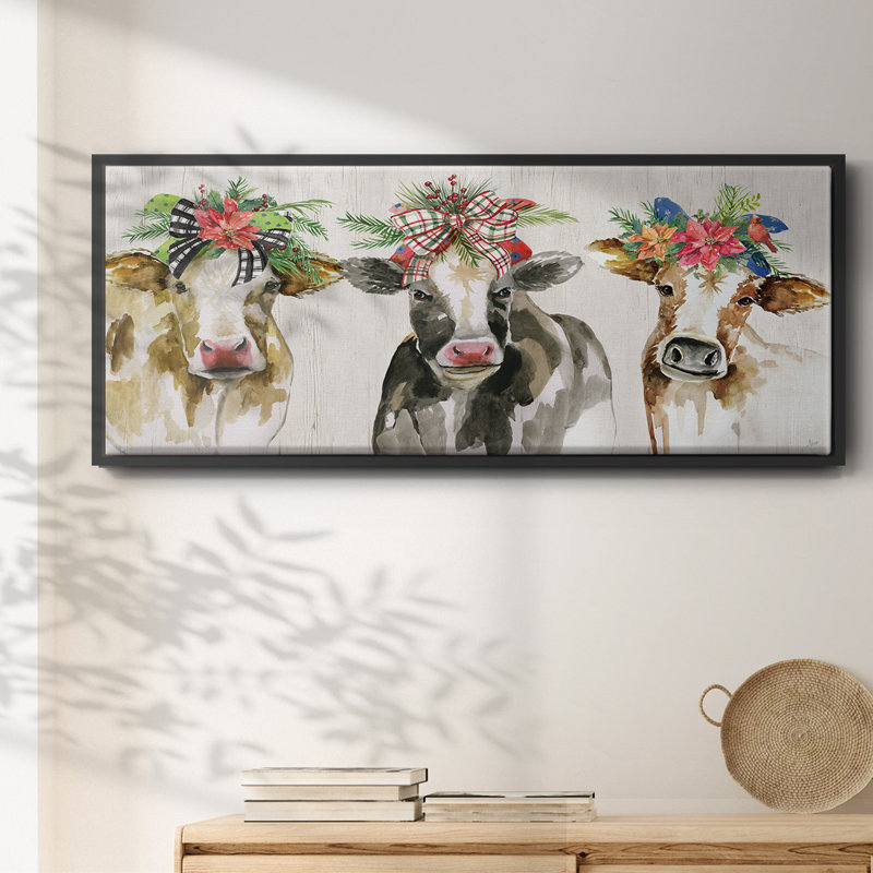 Holiday Gals- Framed Canvas