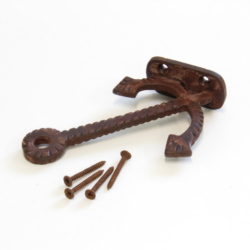 Rust Finish 4.3 Inch Iron Wall Hook