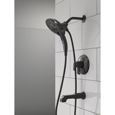 Tetra 17 Series Dual-Function Bathtub Faucet Trim, In2ition Shower Head with Handheld Spray Trim Kit