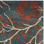Tapis floral en laine touffeté à la main Jolyne Metro-2744222