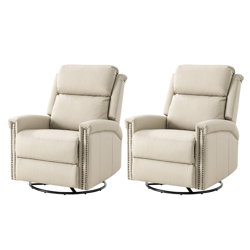 Fauteuil inclinable électrique pivotant Elina, Beige