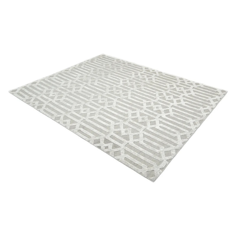 Geometric Indoor Rug, Rectangle 5' x 8'