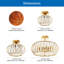 3-Light Drum Chandelier