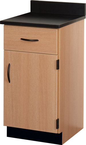Armoire de classe 2 compartiments avec 1 porte Science, Érable