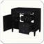 Modern Solid Wood Frame Bathroom Vanity With Storage Drawers-1768818939