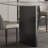 Black Rectangular Sintered Stone + Stainless Steel Dining Table-332859252