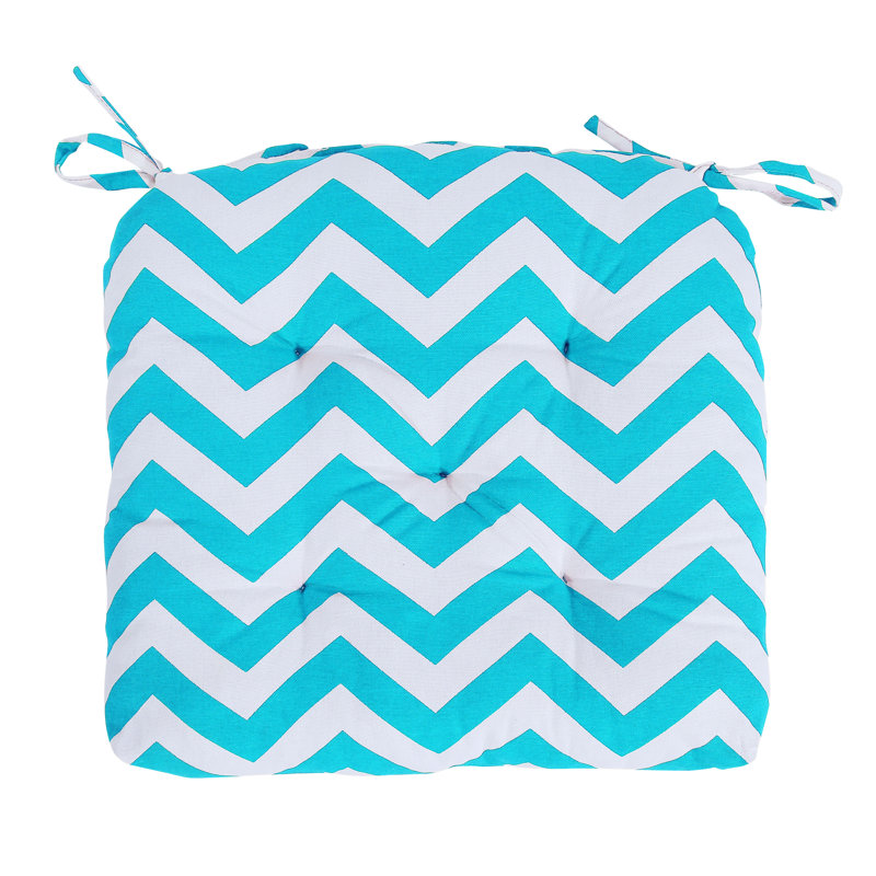 Coussin de chaise d'intérieur, Turquoise