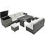 Ensemble de meubles de patio toutes saisons avec coussins Radiance-441219640-441219641