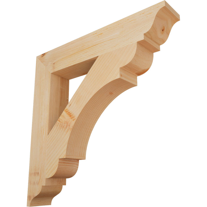 Support olympique traditionnel, H 24 po x l 3,5 po x P 24 po, Douglas (lisse)