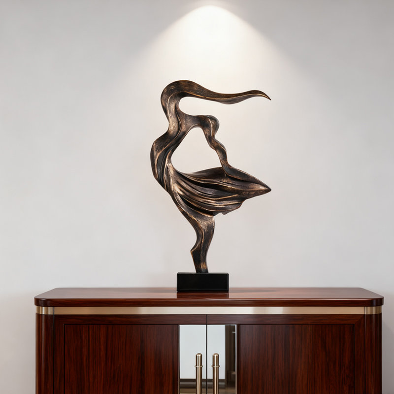 Figurines et sculptures Mid-Century modernes en résine