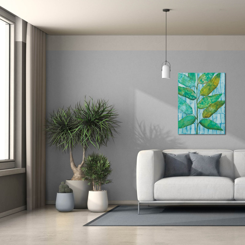  «Lives Leaves» par Courtney Prahl, art mural sur toile, 26 po x 34 po, H 34 po x l 26 po