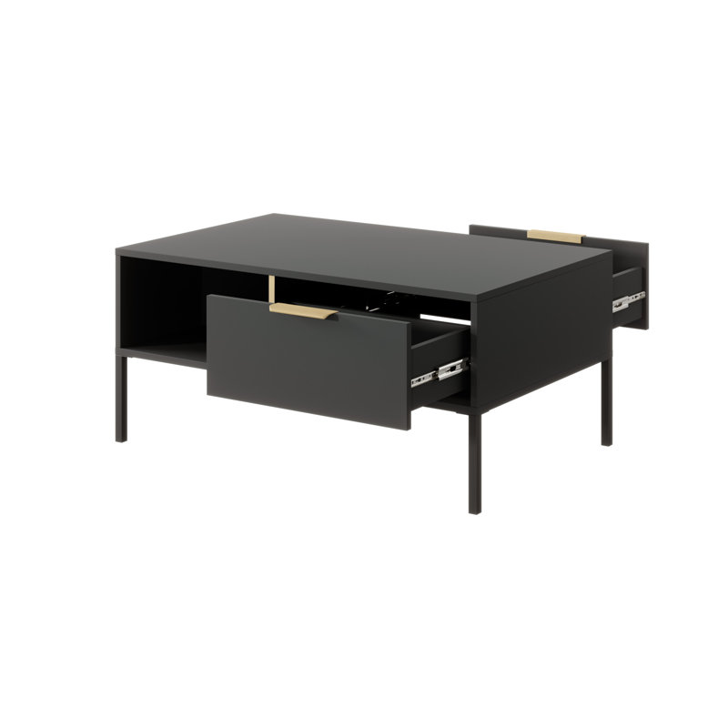 Deziree Four Leg Coffee Table with Storage