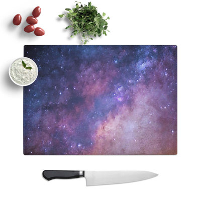 Tempered Glass Universe in Abstract Vol.51 in Abstract Chopping Board