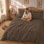 Ensemble de housse de couette 100% lin Clara avec taies décoratives Clara-130967599-130967602