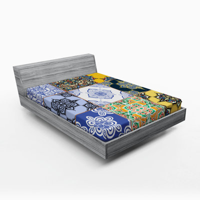 Spires Microfiber Patchwork Fitted Sheet