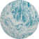 Premium Machine Washable Prisco Teal Rug