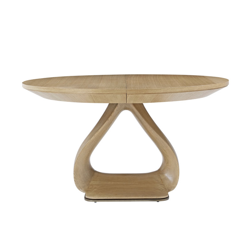 Essence Round Solid Oak Dining Table, Blonde