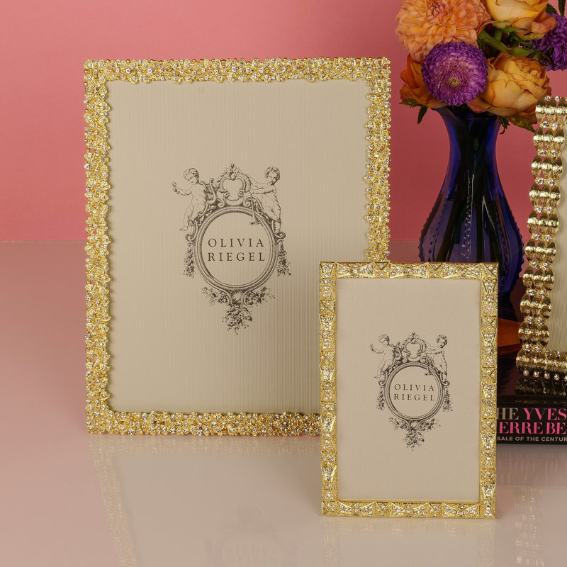 Evie Metal Picture Frame, 8" x 10", Gold