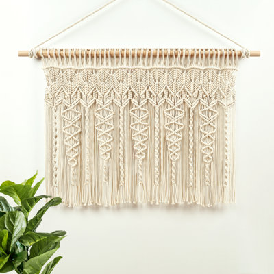 Cantonnière en coton sur mesure 40 po