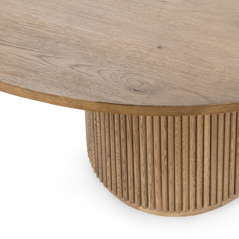 Vander Round Dining Table, Tawny Brown