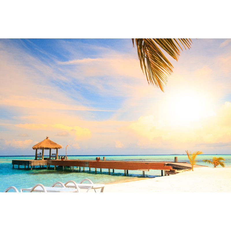 Wooden Wharf by FotoMaximum - Wrapped Canvas Print, 30cm H x 46cm W