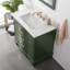 Plan de toilette simple en pierre reconstituée de 91 cm avec lavabo (base non incluse)