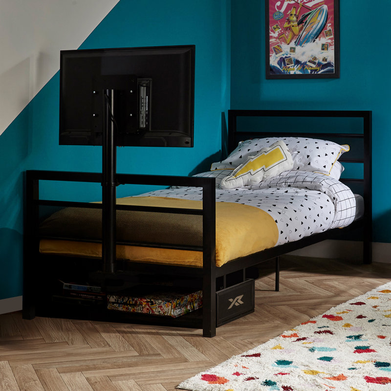 X Rocker Basecamp TV Gaming Bed, White