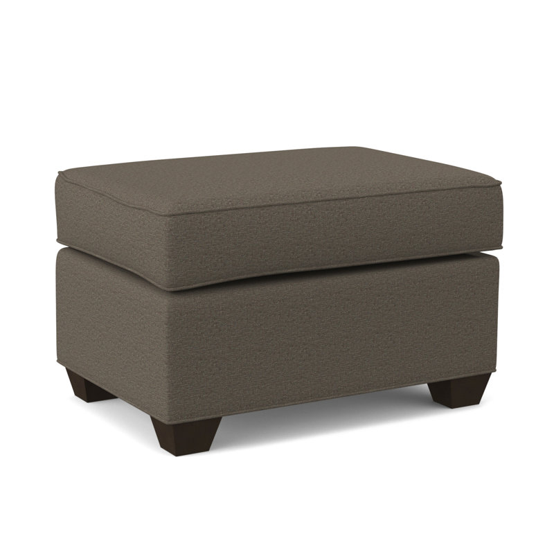 Clark 27" Wide Rectangle Standard Ottoman, Cafelle, Elliot Caribou