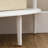 Coastal Solid Wood Corner Wedge Table With Drawer And Shelf - Cottage White For Entryways, Hallways, Small Spaces