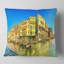 Coussin jaune Grand Canal-29456437-29456440