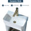 Ensemble de meuble-lavabo simple 18 po Modern-1133262733