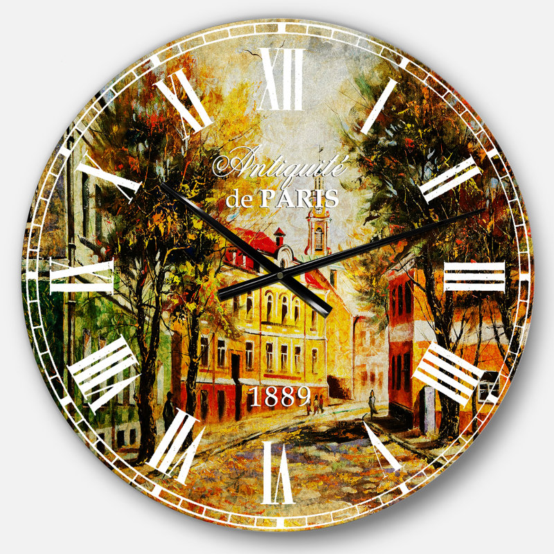 Ancienne horloge murale Vitebsk en automne, Grand
