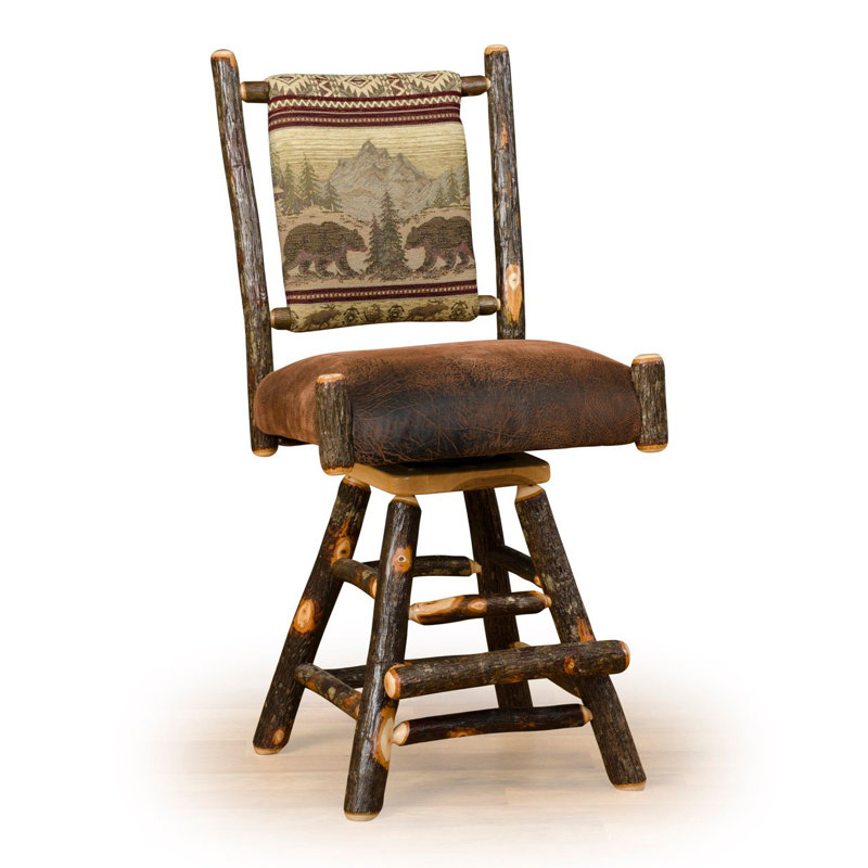 Tabouret tournant 24" droit à l’arrière Mauldin, 24"