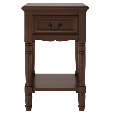 Liscomb 1 - Drawer Solid Wood Nightstand by Ophelia & Co.