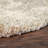 Round  Abstract Machine Made 8' Polypropylene Area Rug in Gray/Ivory/Brown-880028697