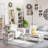 Espinet Traditional Coffee Table With Wood Frame, Tempered Glass Tabletop And Underneath Storage Shelf-1196745213