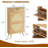 Rattan Shoe Storage Cabinet with Drawer-761421817
