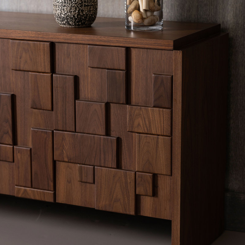 Louise 76'' W Solid Wood Sideboard