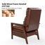 Fauteuil inclinable par pression en similicuir de 28,5 po Branstetter-94559858