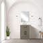 Meuble-lavabo simple en chêne gris 20 po X 18 - Fermeture en douceur, grand espace de rangement entièrement assemblé pour une utilisation instantanée-446184591