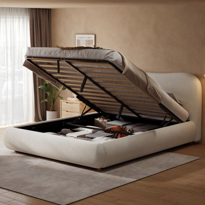 Upholstered Ottoman Storage Bed